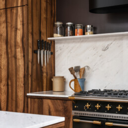 walnut kitchen marble counters